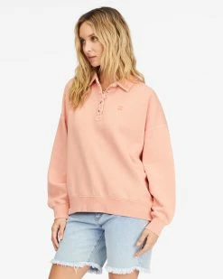 Alternative view of Billabong Lost Time Pullover Sweatshirt STONE ROSE (sne)