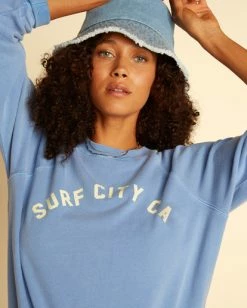 Billabong Wrangler On The Rise Crewneck Sweatshirt GOOD JEANS (bnt0) -billabong shop abjft00337 billabongw bnt0 dtl1 1