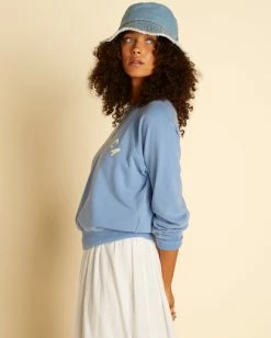 Billabong Wrangler On The Rise Crewneck Sweatshirt GOOD JEANS (bnt0) -billabong shop abjft00337 billabongw bnt0 sd1 3