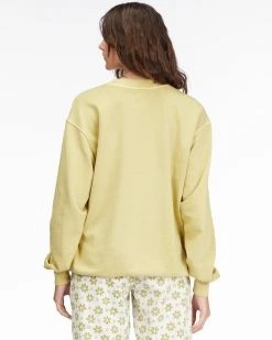 Billabong Chasing The Moon Crewneck Sweatshirt KIWI (tmf0) -billabong shop abjft00340 billabongw tmf0 bck1