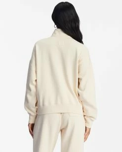 Billabong Lazy Mornings Half-Zip Pullover Sweatshirt ANTIQUE WHITE (anw) 8 Billabong Lazy Mornings Half-Zip Pullover Sweatshirt ANTIQUE WHITE (anw) -billabong shop abjft00341 billabongw anw bck1 2