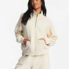 Billabong Lazy Mornings Half-Zip Pullover Sweatshirt ANTIQUE WHITE (anw)