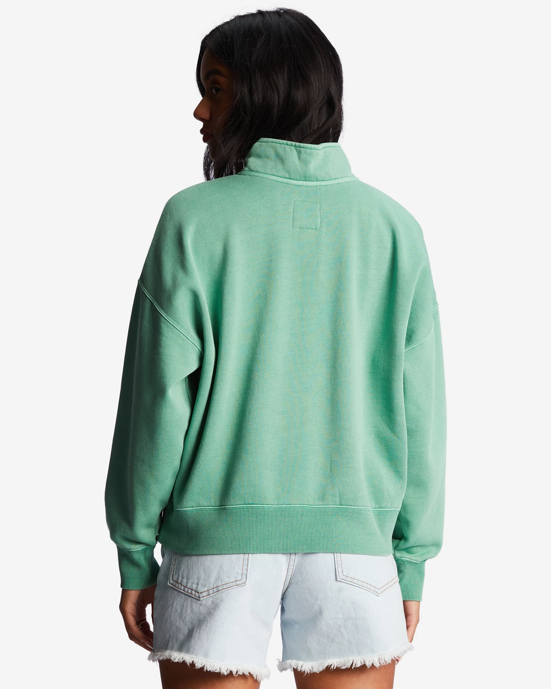 Billabong Lazy Mornings Half-Zip Pullover Sweatshirt SWEET GRASS (gkz0) 3 Billabong Lazy Mornings Half-Zip Pullover Sweatshirt SWEET GRASS (gkz0) - Image 3