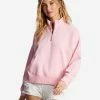 Billabong Lazy Mornings Half-Zip Pullover Sweatshirt SOFT PINK (mdd0)