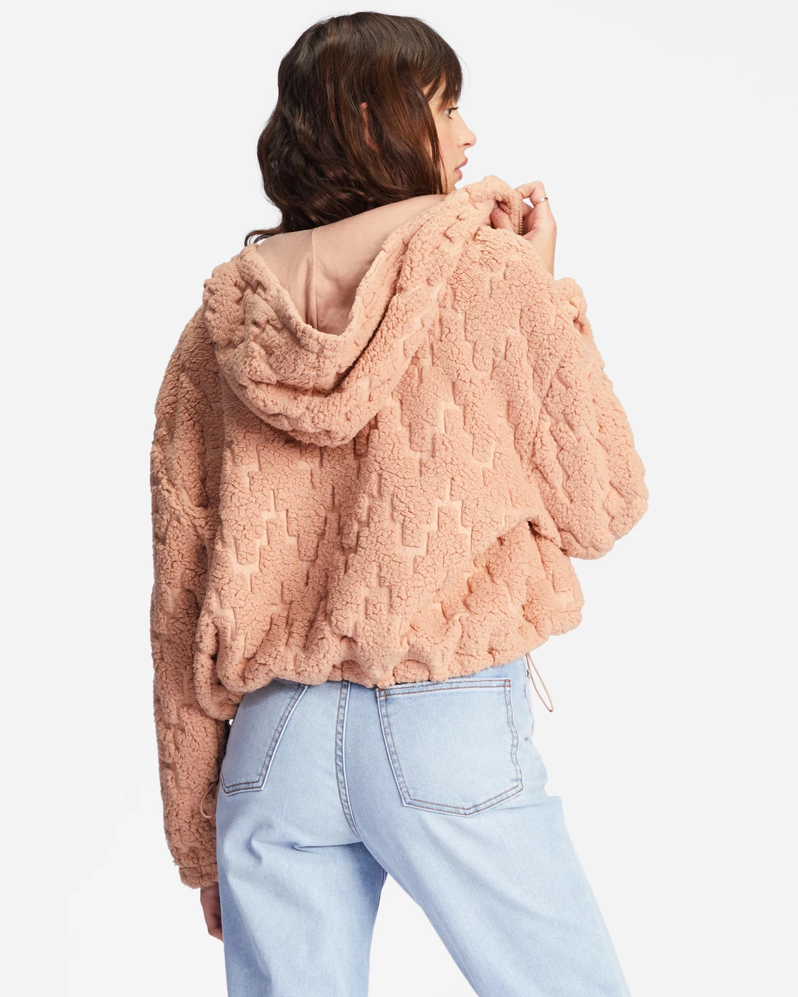 Billabong Marlowe Fleece Zip-Up Hooded Jacket NUDE MOOD (thb0) 4 Billabong Marlowe Fleece Zip-Up Hooded Jacket NUDE MOOD (thb0) - Image 4