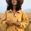 Billabong Anytime Shacket Oversized Button-Through Jacket GOLD COAST (ygy0)