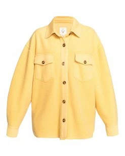 Billabong Anytime Shacket Oversized Button-Through Jacket GOLD COAST (ygy0) -billabong shop abjft00350 billabongv ygy0 frt1