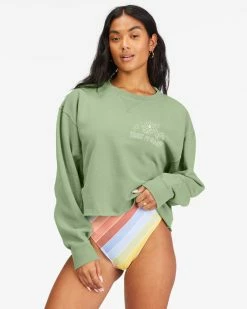 Billabong Take It Easy Crewneck Sweatshirt AGAVE (aga)