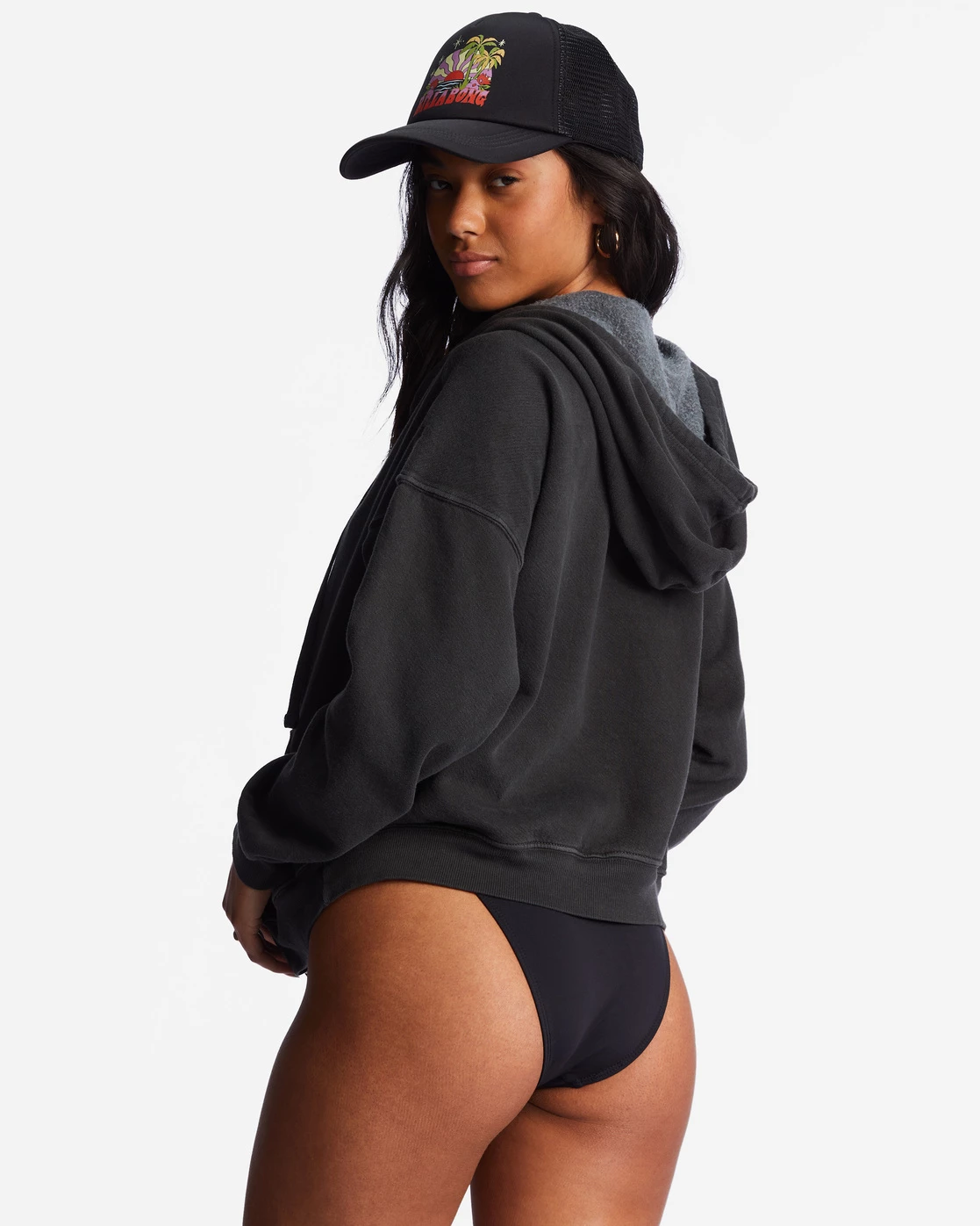 Billabong Forever Saturday Hoodie BLACK SANDS (bsd) 3 Billabong Forever Saturday Hoodie BLACK SANDS (bsd) - Image 3