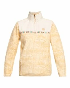 Billabong Boundary Lite Mock Neck Sweatshirt DESERT SAND (ded) -billabong shop abjft00361 billabongv ded frt1