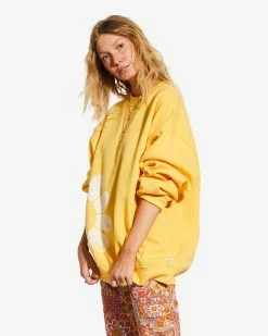 Billabong X Smiley Ridin Happy Sweatshirt BRIGHTER DAYS (ygk0) -billabong shop abjft00367 billabongw ygk0 sd1