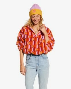 Billabong X Smiley Cozy Smiles Sweatshirt ORANGE KISS (nkg0)