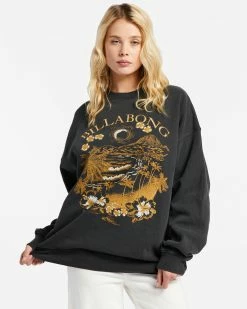 Billabong Ride In Crew Neck Sweatshirt OFF BLACK (ofb)
