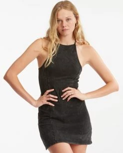 Billabong Go Easy Mini Bodycon Dress OFF BLACK (ofb) 9 Billabong Go Easy Mini Bodycon Dress OFF BLACK (ofb) -billabong shop abjkd00176 billabongw ofb frt1 3