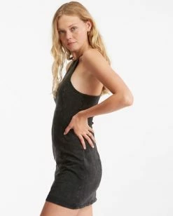Billabong Go Easy Mini Bodycon Dress OFF BLACK (ofb) 10 Billabong Go Easy Mini Bodycon Dress OFF BLACK (ofb) -billabong shop abjkd00176 billabongw ofb sd1 3