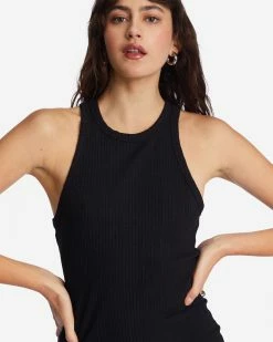 Billabong Tomboy Tank Midi Dress BLACK PEBBLE (bpb) 9 Billabong Tomboy Tank Midi Dress BLACK PEBBLE (bpb) -billabong shop abjkd00178 billabongw bpb dtl1