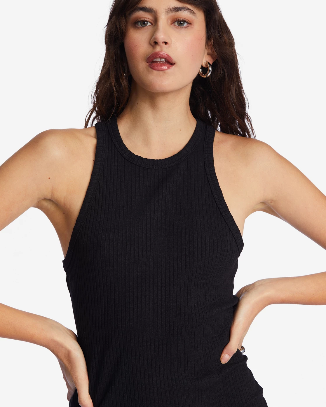 Billabong Tomboy Tank Midi Dress BLACK PEBBLE (bpb) 4 Billabong Tomboy Tank Midi Dress BLACK PEBBLE (bpb) - Image 4