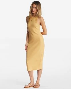 Billabong Tomboy Tank Midi Dress GOLD COAST (ygy0) -billabong shop abjkd00178 billabongw ygy0 sd1 1