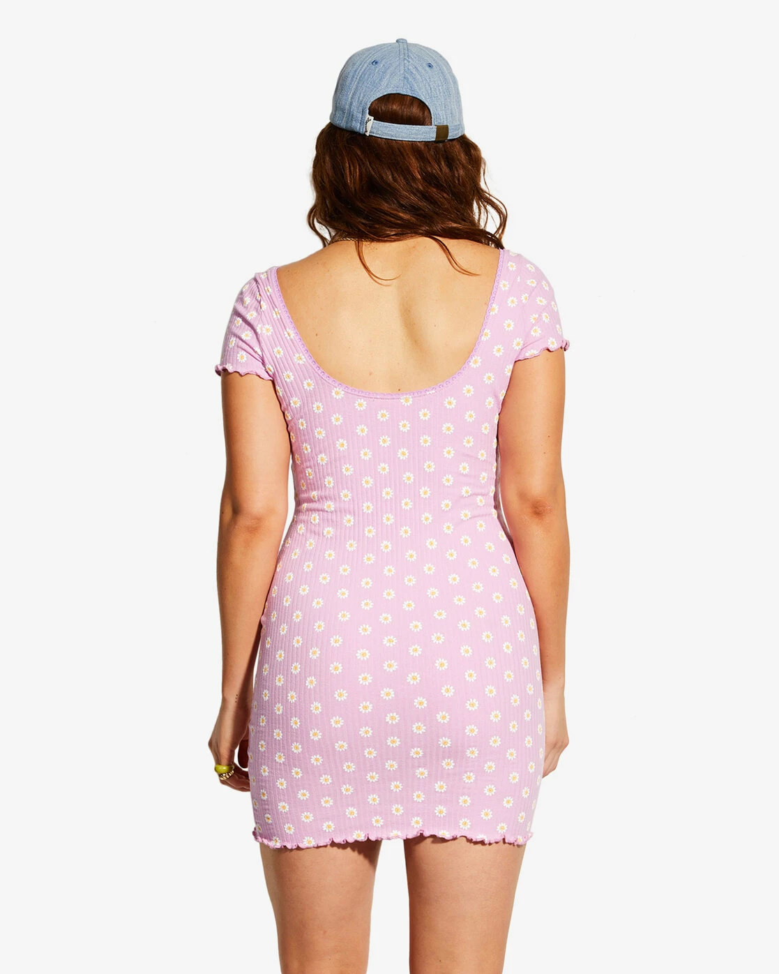 Billabong X Smiley Have A Good Daisy T-Shirt Dress LADY LAVENDER (pfy0) 4 Billabong X Smiley Have A Good Daisy T-Shirt Dress LADY LAVENDER (pfy0) - Image 4