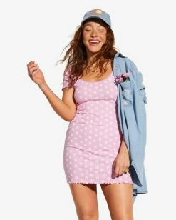Billabong X Smiley Have A Good Daisy T-Shirt Dress LADY LAVENDER (pfy0) 11 Billabong X Smiley Have A Good Daisy T-Shirt Dress LADY LAVENDER (pfy0) -billabong shop abjkd00202 billabongw pfy0 frt1 1