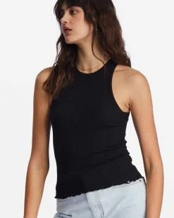 Billabong Tomboy Tank Top BLACK PEBBLE (bpb) -billabong shop abjkt00170 billabongw bpb dtl1