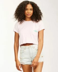 Billabong Gone Coastal Crop Top PINK LADY (mee0) -billabong shop abjkt00246 billabongw mee0 frt1 1