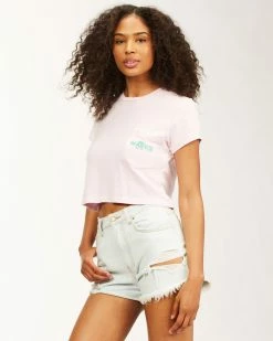 Billabong Gone Coastal Crop Top PINK LADY (mee0) -billabong shop abjkt00246 billabongw mee0 sd1