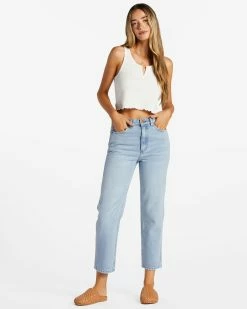 Billabong Notch Tank Ribbed Tank Top SALT CRYSTAL (scs) -billabong shop abjkt00304 billabongw scs frt9