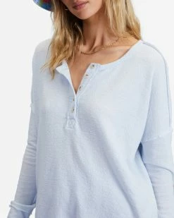 Billabong New Anyday Henley Top RAIN DROP (rad) -billabong shop abjkt00307 billabongw rad dtl1 1