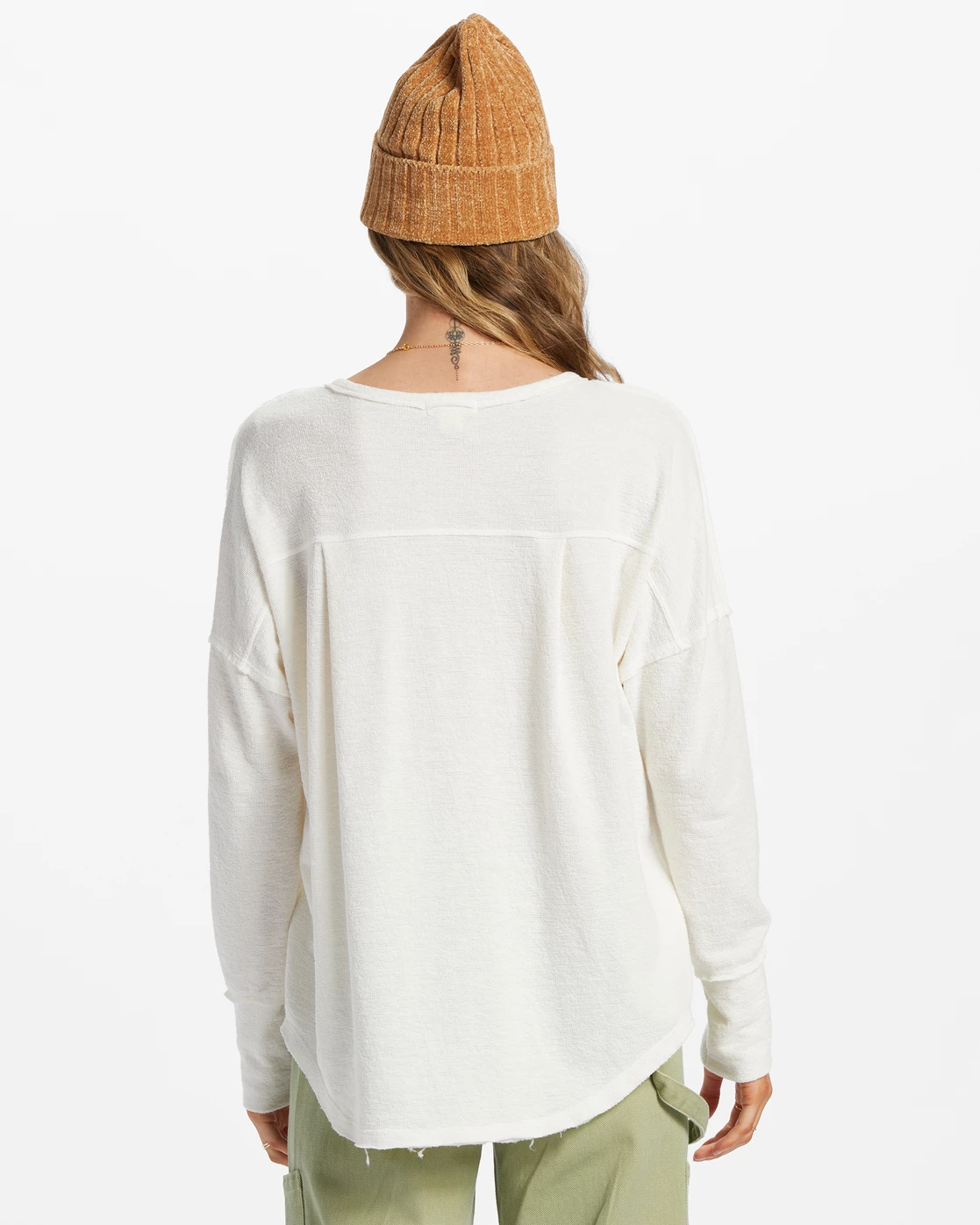 Billabong New Anyday Henley Top SALT CRYSTAL (scs) 3 Billabong New Anyday Henley Top SALT CRYSTAL (scs) - Image 3