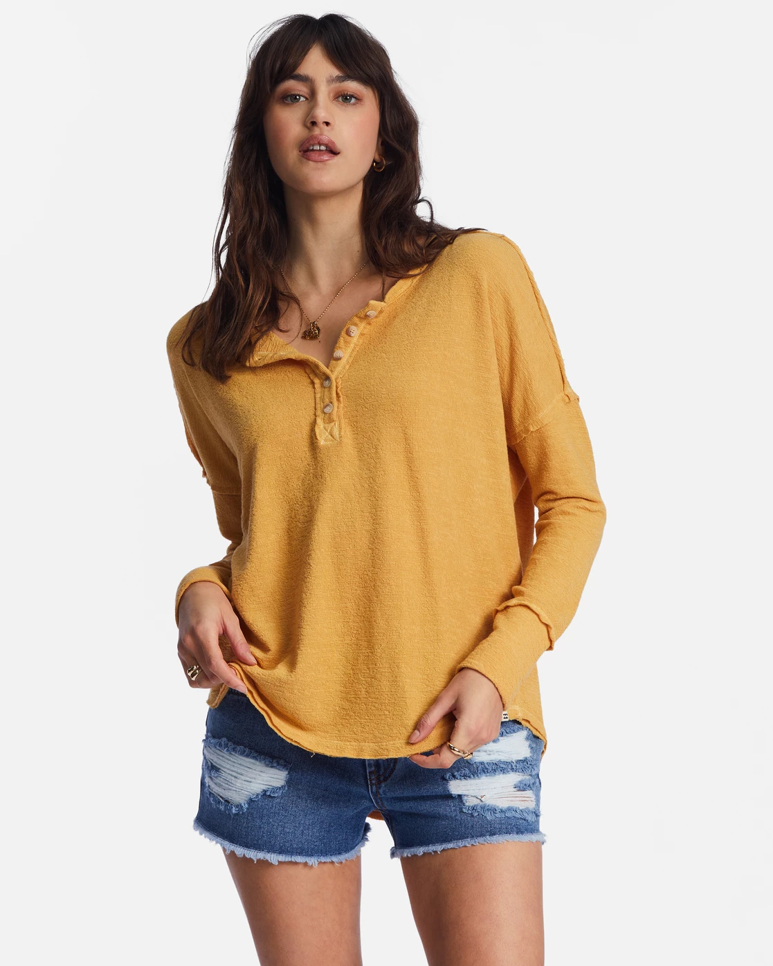 Billabong New Anyday Henley Top GOLD COAST (ygy0) 1 Billabong New Anyday Henley Top GOLD COAST (ygy0)