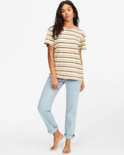 Billabong Take A Trip Striped T-Shirt MULTICO (mtc) -billabong shop abjkt00310 billabongw mtc frt9 1
