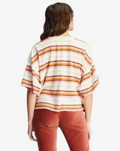 Billabong Feeling Free Boxy T-Shirt ANTIQUE WHITE (anw) -billabong shop abjkt00340 billabongw anw bck1