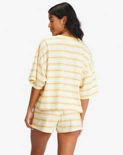 Billabong Feeling Free Boxy T-Shirt PINA COLADA (pca) -billabong shop abjkt00340 billabongw pca bck1