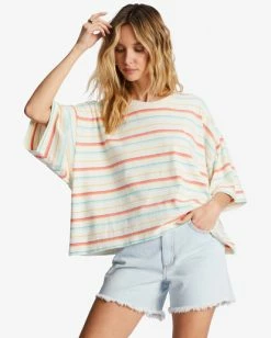 Billabong Feeling Free Boxy T-Shirt SALT CRYSTAL (scs) 11 Billabong Feeling Free Boxy T-Shirt SALT CRYSTAL (scs) -billabong shop abjkt00340 billabongw scs frt1 1