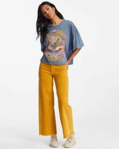 Billabong Feeling Free Graphic T-Shirt MEDIUM VINTAGE (bjny) -billabong shop abjkt00341 billabongw bjny frt9 3