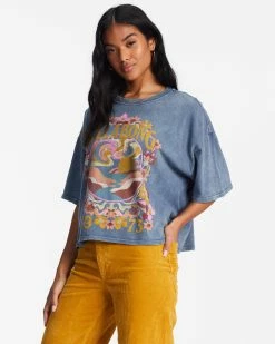 Billabong Feeling Free Graphic T-Shirt MEDIUM VINTAGE (bjny) -billabong shop abjkt00341 billabongw bjny sd1 1