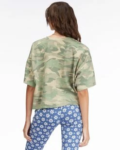 Billabong Feeling Free Graphic T-Shirt CAMO (cmm) -billabong shop abjkt00341 billabongw cmm bck1 1