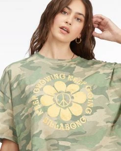 Billabong Feeling Free Graphic T-Shirt CAMO (cmm) -billabong shop abjkt00341 billabongw cmm dtl1 1