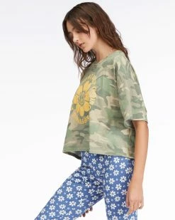 Billabong Feeling Free Graphic T-Shirt CAMO (cmm) -billabong shop abjkt00341 billabongw cmm sd1