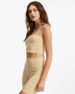 Billabong Little Shores Knit Cami Tank Top LIGHT SUNSET GOLD (tjq0) -billabong shop abjkt00342 billabongw tjq0 sd1