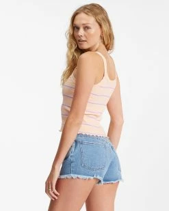 Billabong The Baby Knit Tank Top APRICOT (apr) -billabong shop abjkt00343 billabongw apr bck1