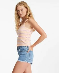 Billabong The Baby Knit Tank Top APRICOT (apr) -billabong shop abjkt00343 billabongw apr sd1 1