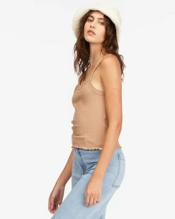 Billabong The Baby Knit Tank Top PRETTY PUTTY (clw0) -billabong shop abjkt00343 billabongw clw0 sd1