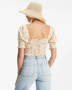 Billabong Coastal Sands Knit Top WHITE/MULTI (wmu) -billabong shop abjkt00349 billabongw wmu bck1