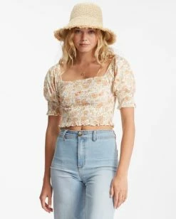 Billabong Coastal Sands Knit Top WHITE/MULTI (wmu) -billabong shop abjkt00349 billabongw wmu frt1 1