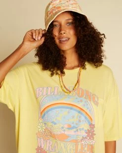 Billabong Wrangler Boyfriend Tee Oversized T-Shirt SOL RIDER (yza0) 11 Billabong Wrangler Boyfriend Tee Oversized T-Shirt SOL RIDER (yza0) -billabong shop abjkt00359 billabongw yza0 dtl1