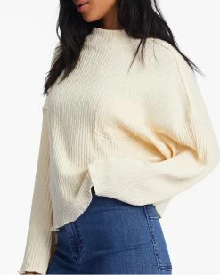 Billabong The Saturday Tee Knit Top ANTIQUE WHITE 1 (wdj0) -billabong shop abjkt00382 billabongw wdj0 dtl1