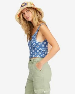 Billabong Notch Knit Tank Top INDI (bpz0) -billabong shop abjkt00383 billabongw bpz0 sd1