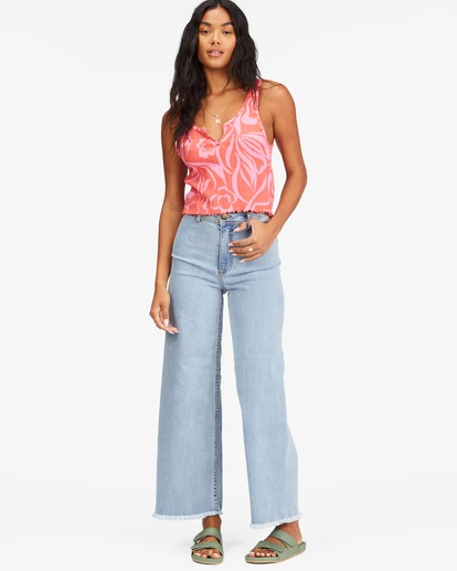 Billabong Notch Knit Tank Top VINTAGE CORAL (vco) 6 Billabong Notch Knit Tank Top VINTAGE CORAL (vco) - Image 6